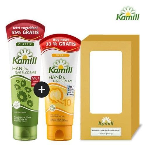 Kamill Hand Cream Extra Volume Double Pack (Classic 133mL + Vital Q10 100mL)