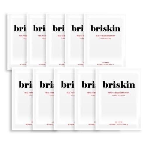 Briskin Real Fit Second Skin Mask Sheet SOS Trouble Care 10 Sheets