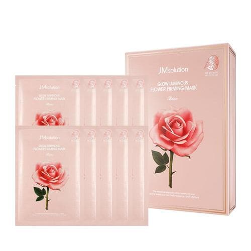 JM solution Glow Luminous Flower Firming Mask Sheet Rose 10 Sheets