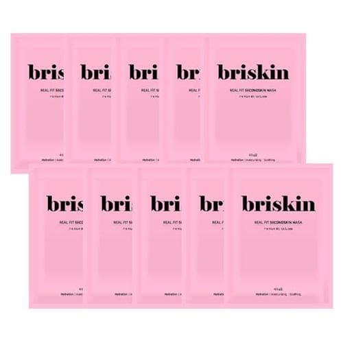 briskin Real Fit Secondskin Moisturizing Mask Sheet 10 Sheets
