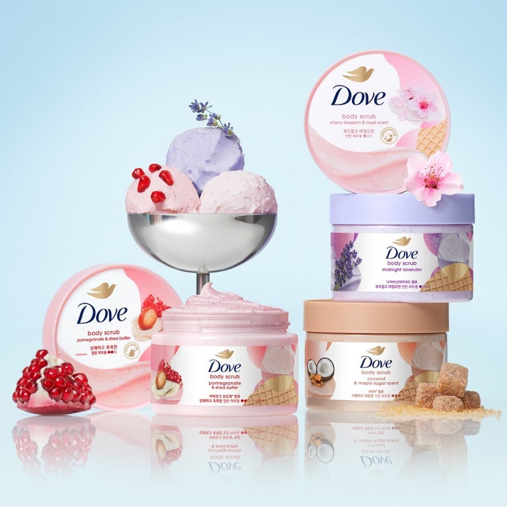 Dove Body Scrub 298g (4 Options)