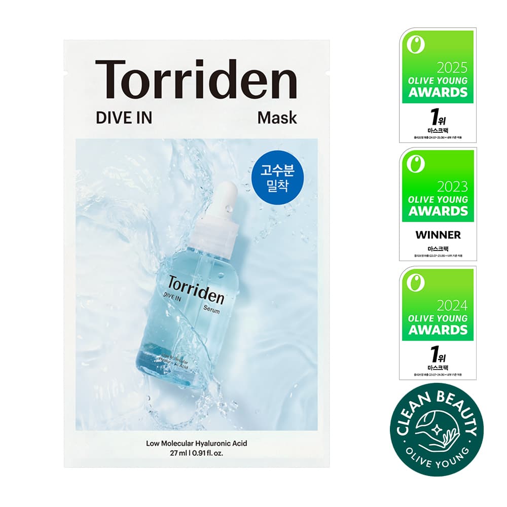 Torriden Dive-In Low Molecule Hyaluronic Acid Mask Sheet 1ea