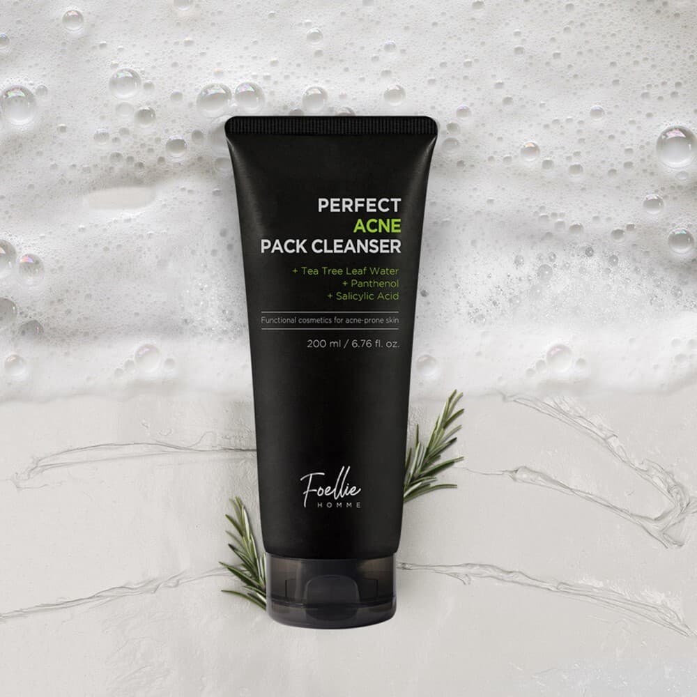Foellie Homme Perfect Acne Pack Cleanser