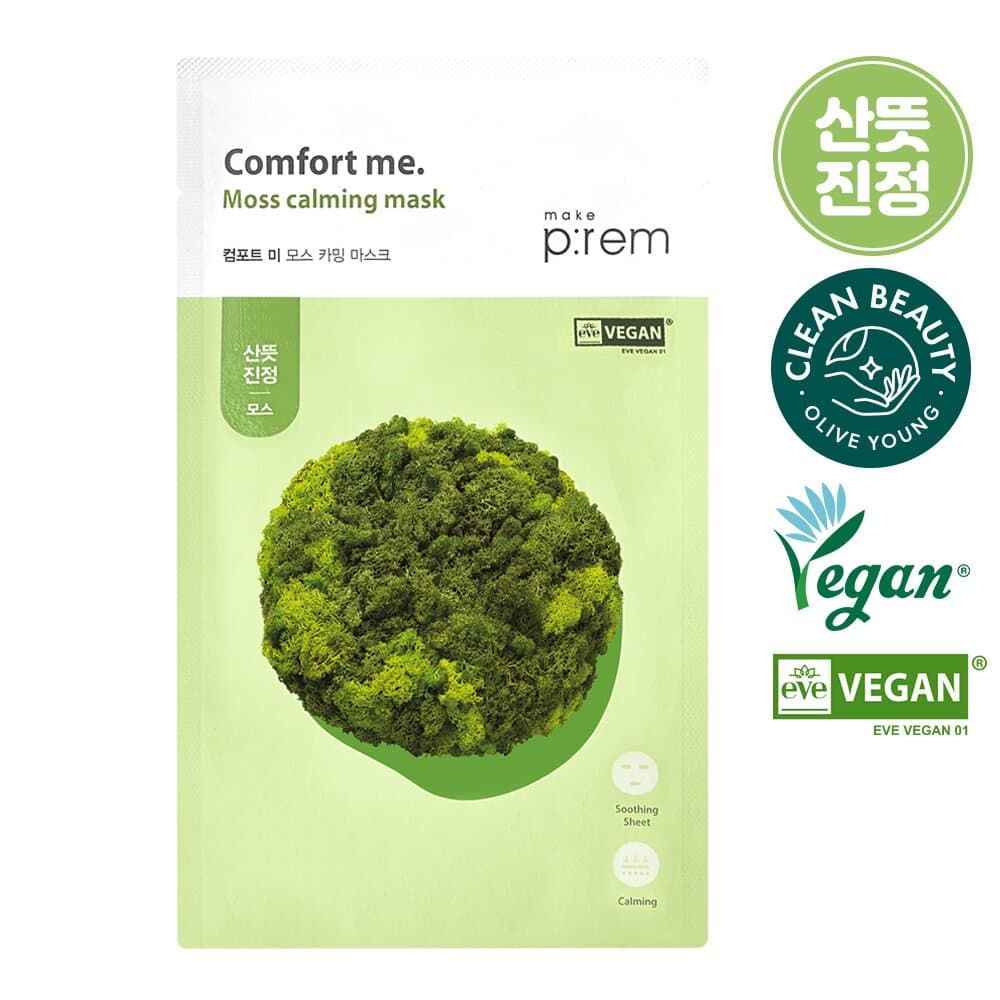makeprem Comfort Me Moss Calming Mask Sheet 1ea