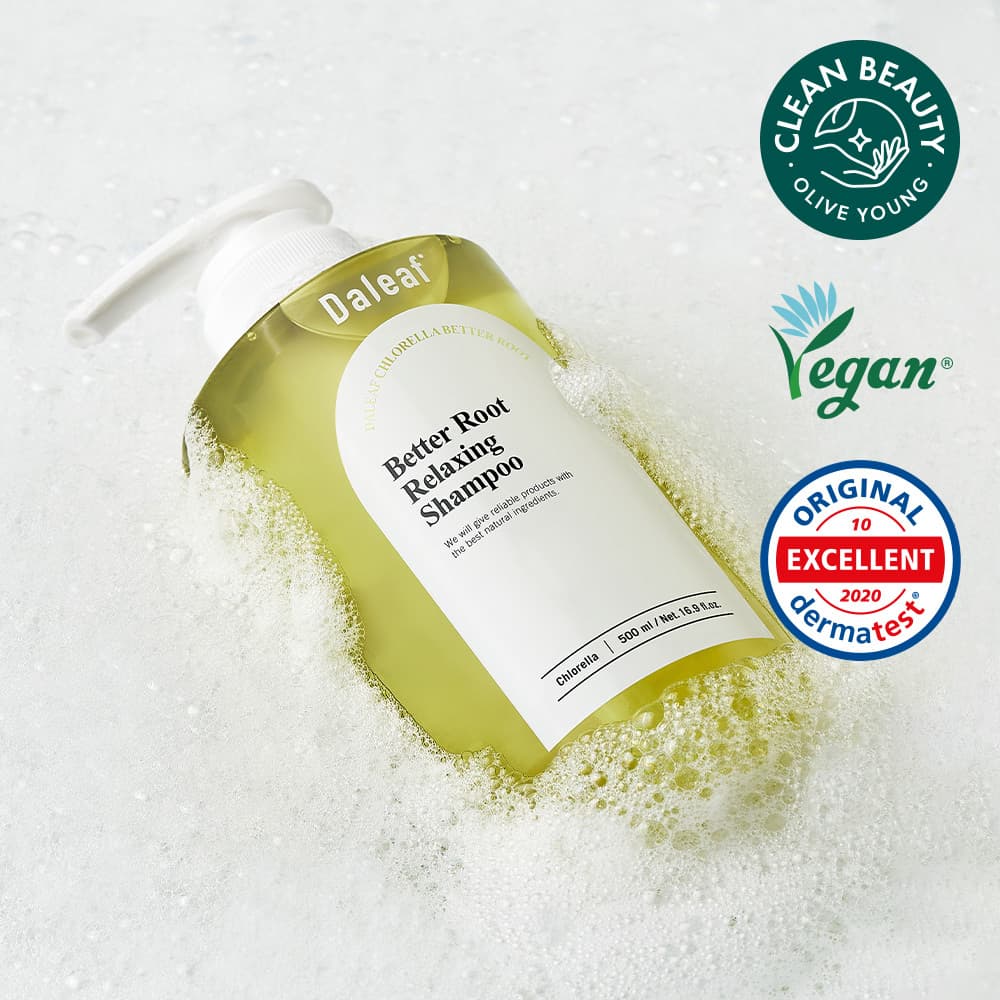 Daleaf Chlorella Better Root Relaxing Shampoo 500ml