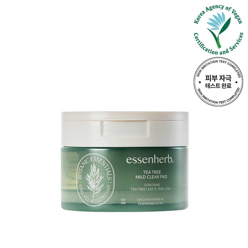 essenHERB Tea Tree Mild Clear Pad 60P