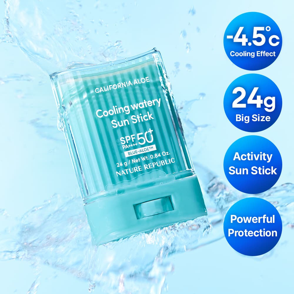 NATURE REPUBLIC California Aloe Cooling Watery Sun Stick 24g