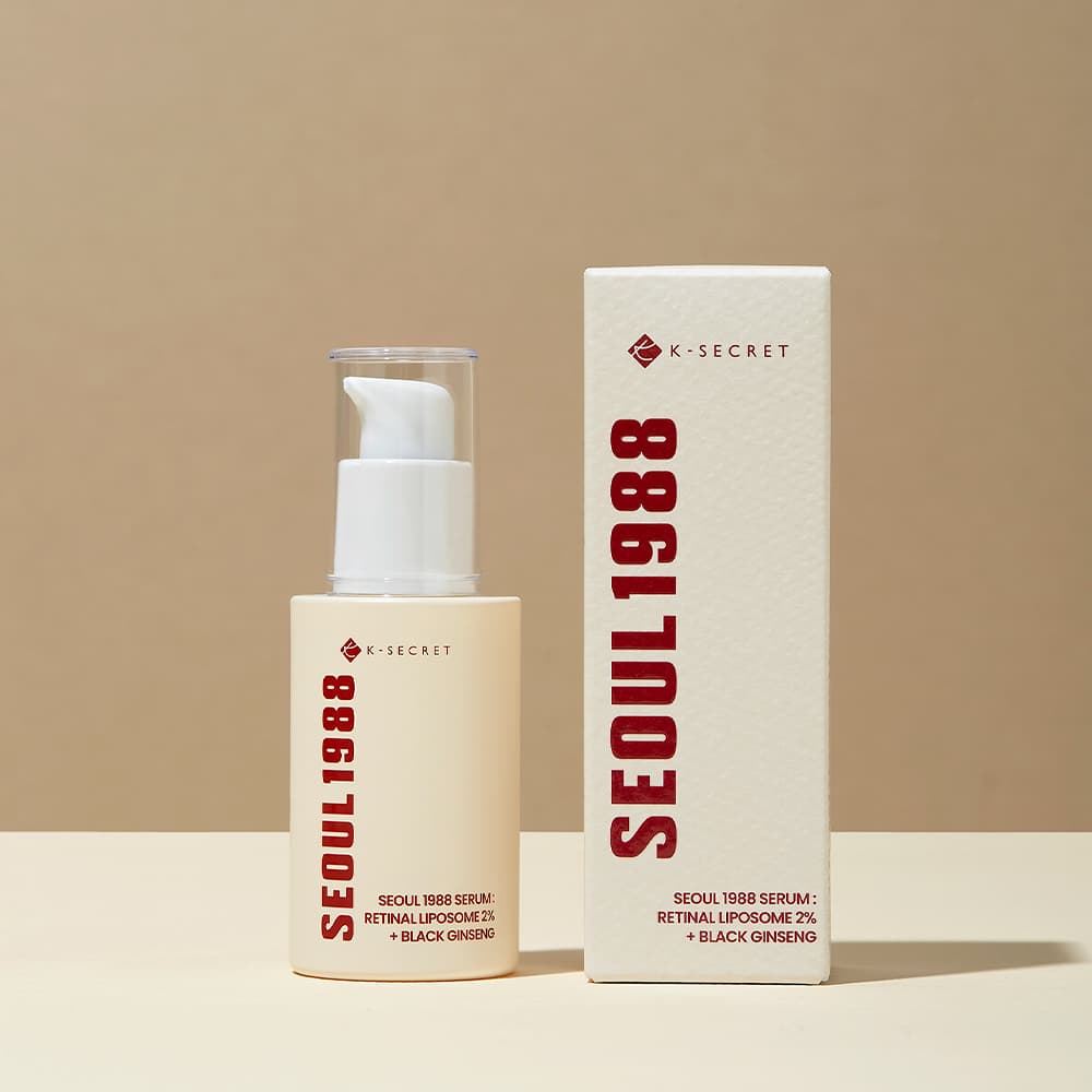 KSECRET Seoul 1988 Serum: Retinal Liposome 2%+Black Ginseng 30ml