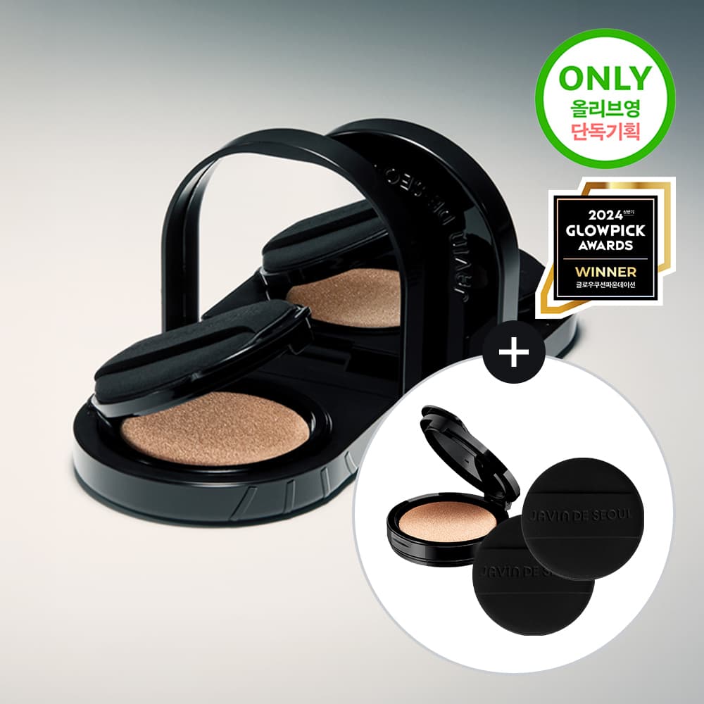 JAVIN DE SEOUL Wink Cushion Glow 16g Set (+Puff 2P)
