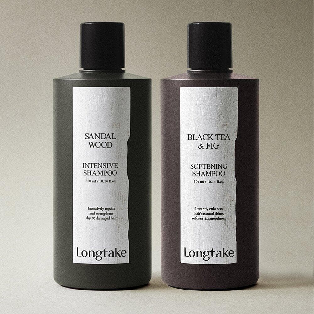 Longtake Shampoo 300mL (Sandalwood/Black Tea & Fig)