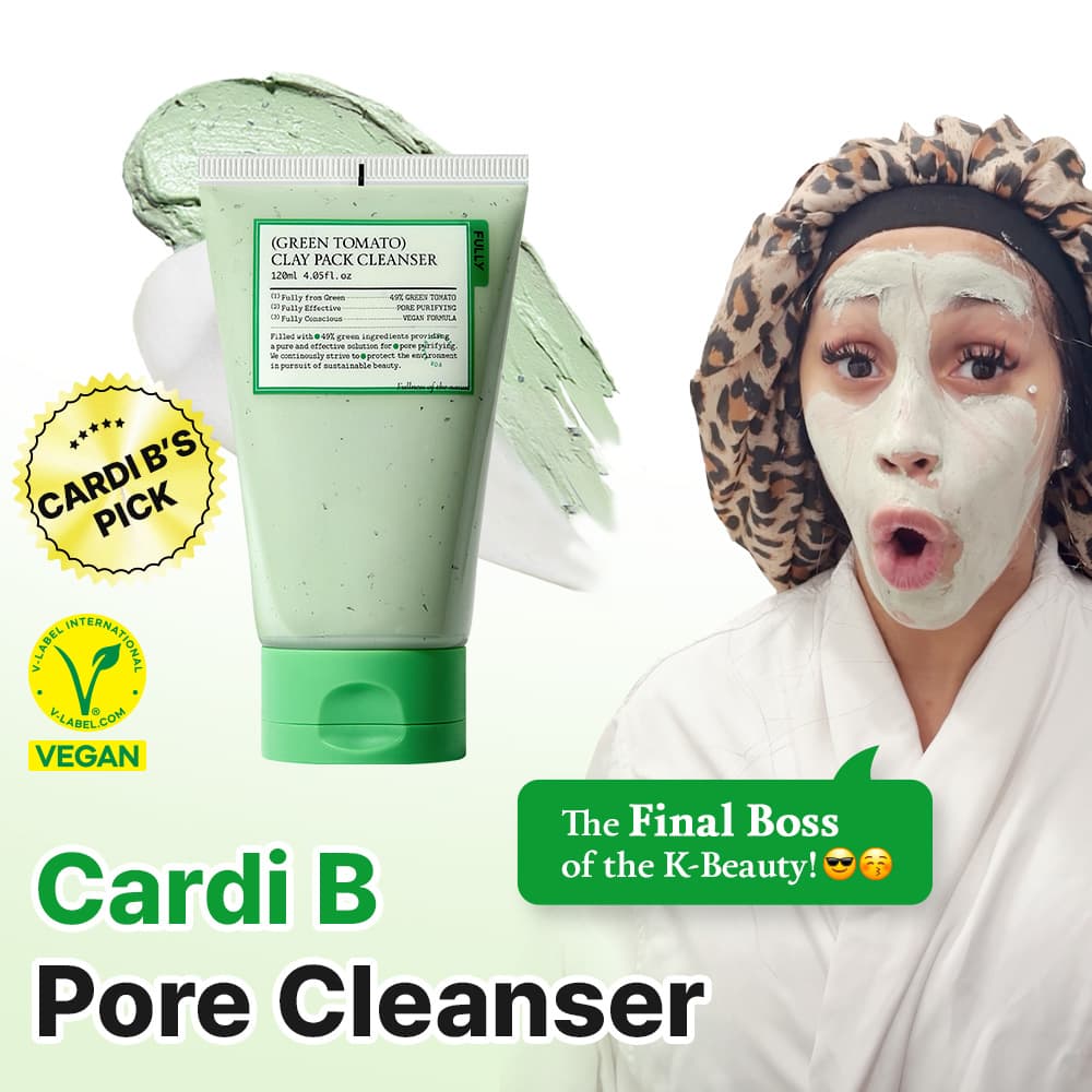 fully Pack Cleanser 120ml+30ml Set &ndash; Green Tomato/ Red Tomato/ Rice Dough