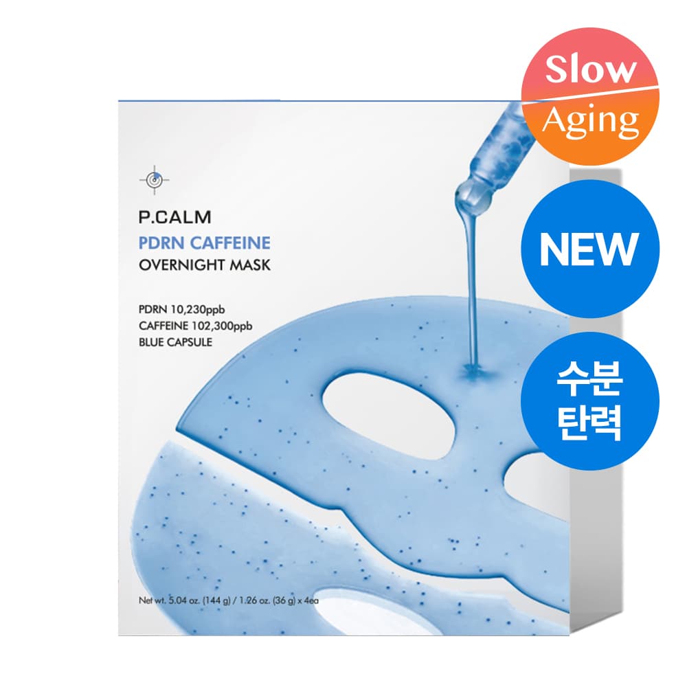 P.CALM PDRN Caffeine Overnight Mask Sheet 4ea