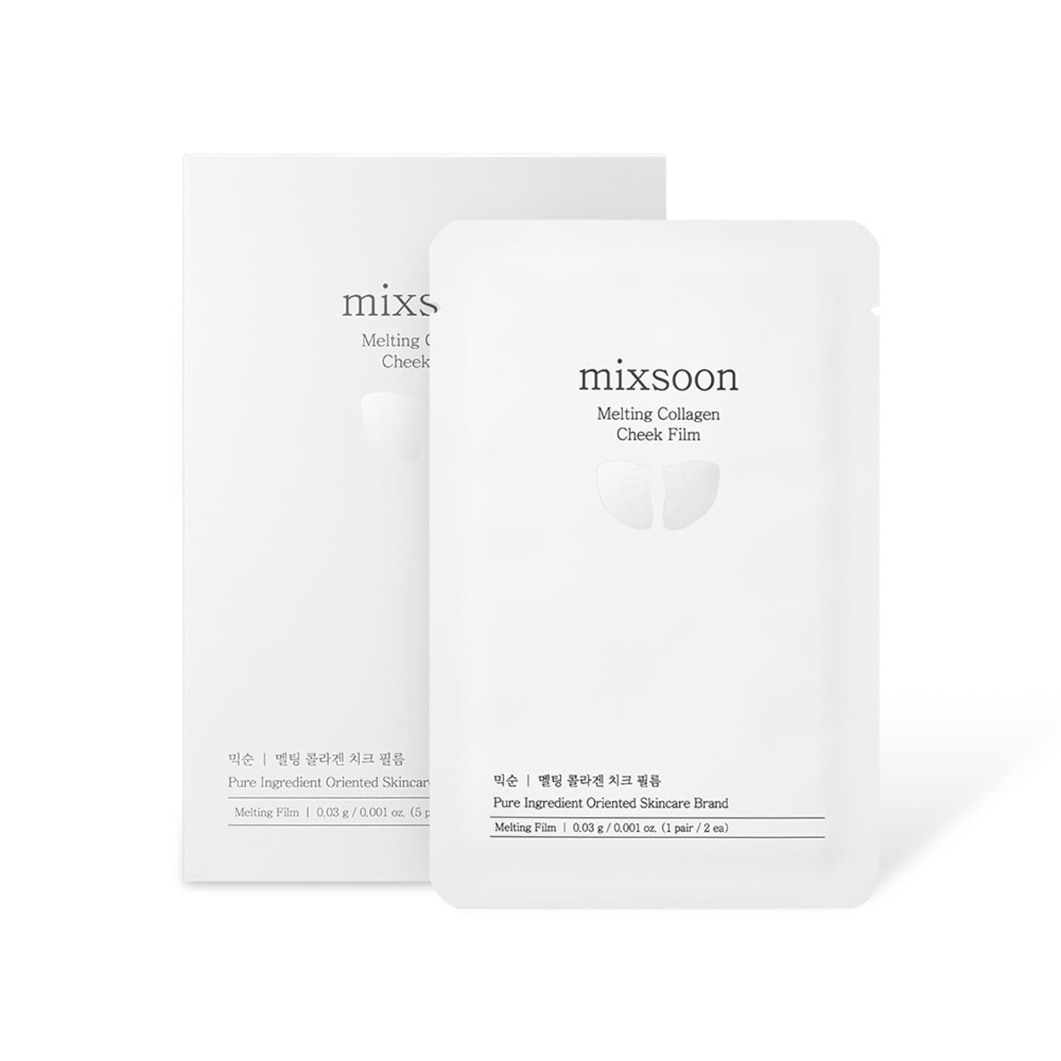 MIXSOON Melting Collagen Cheek Film 10 Sheets