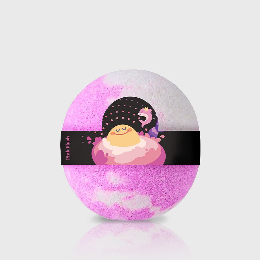 LEPS BOMB Bubble Bath Bomb (Pink Flash/Sun Kissed)