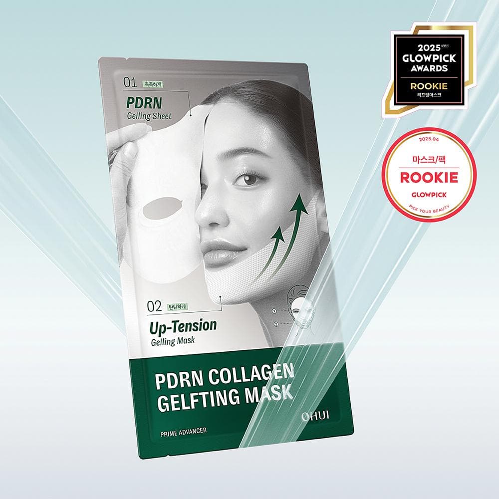 O HUI Prime Advancer De-aging PDRN Collagen Gelfting Mask Sheet 4ea Set
