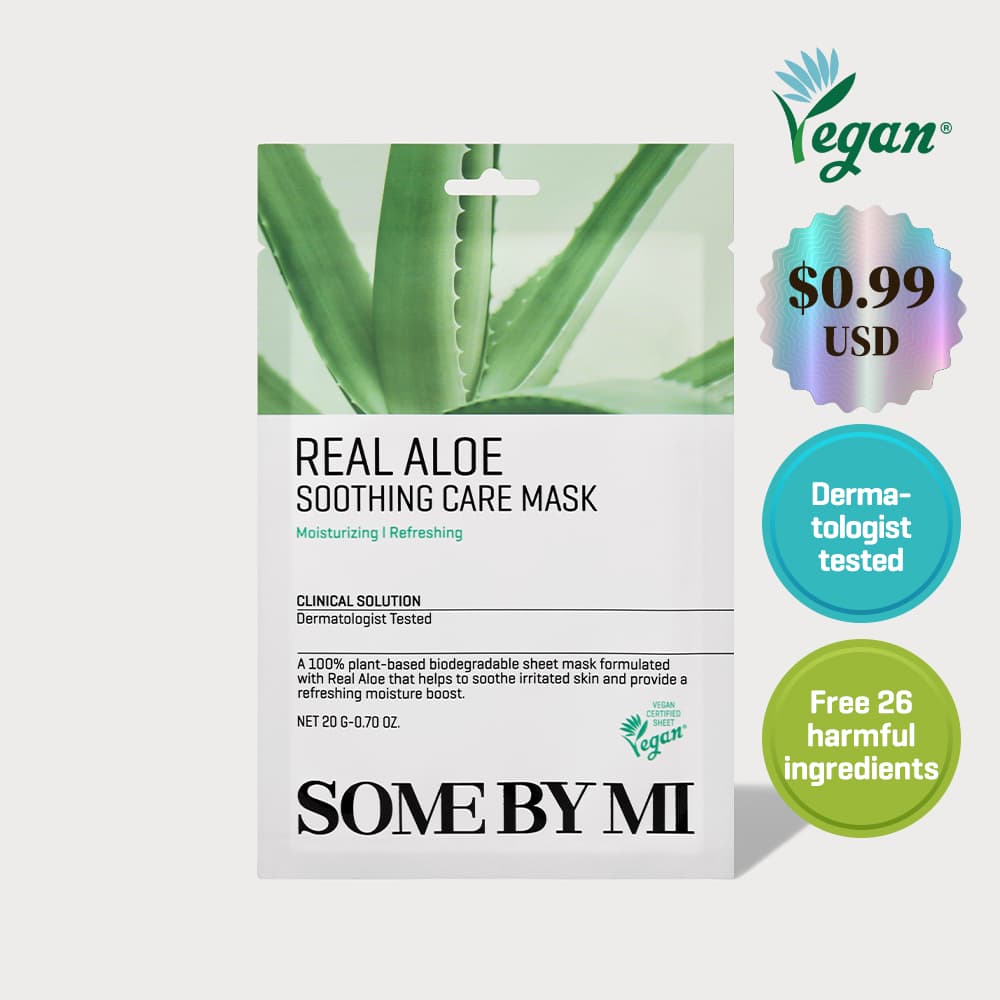 SOME BY MI Real Aloe Soothing Care Mask Sheet 1P