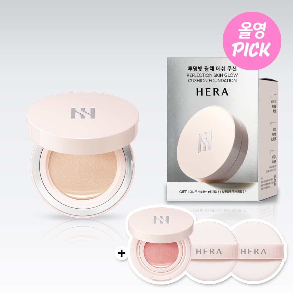 HERA Reflection Skin Glow Cushion Foundation 15g (Set/Single)