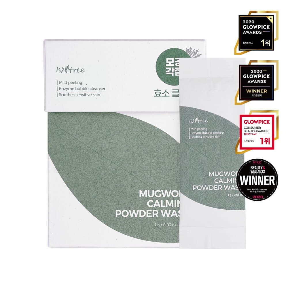 Isntree Mugwort Calming Powder Wash 1g*25ea