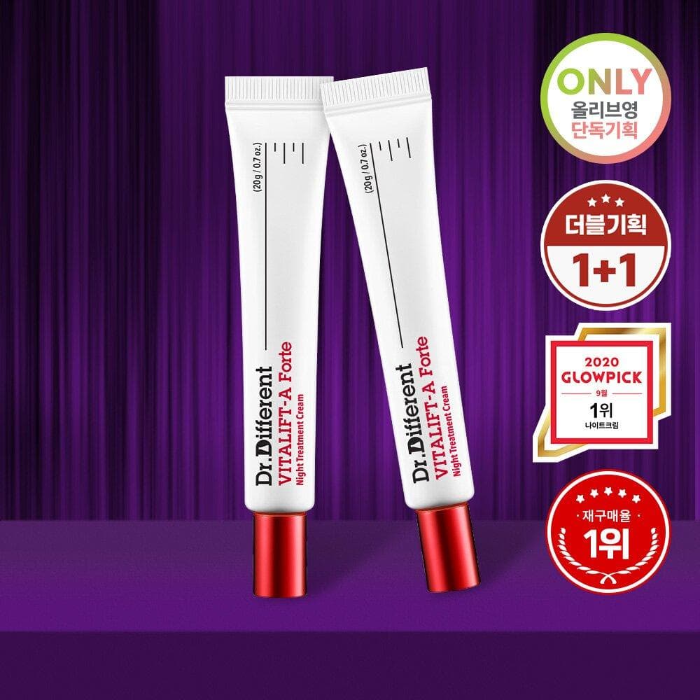 Dr.Different VITALIFT-A Forte Night Treatment Cream 20g + 20g Double Pack