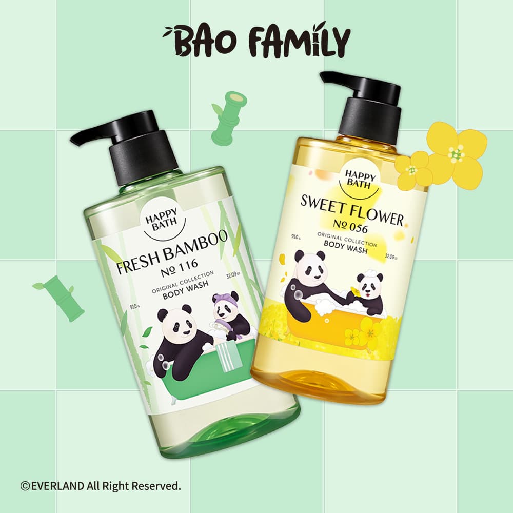 [BAO EDITION] Happy Bath Original Collection Sweet Flower Body Wash 910g
