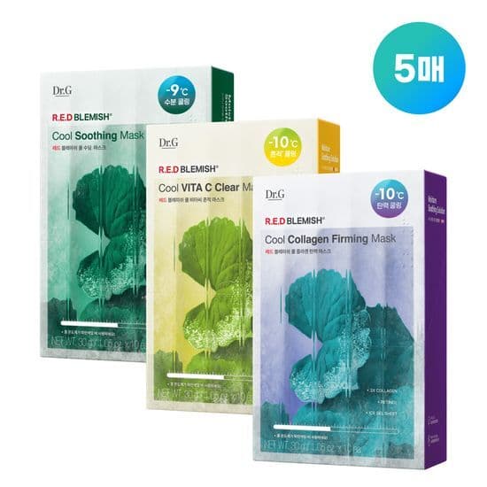 Dr.G Red Blemish Cool Soothing Mask 5ea