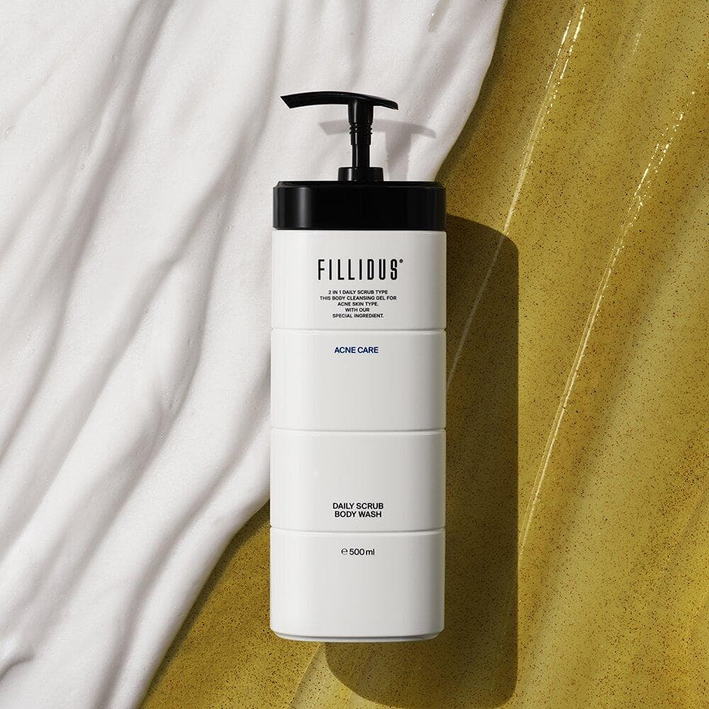 FILLIDUS Daily Scrub Body Wash 500mL