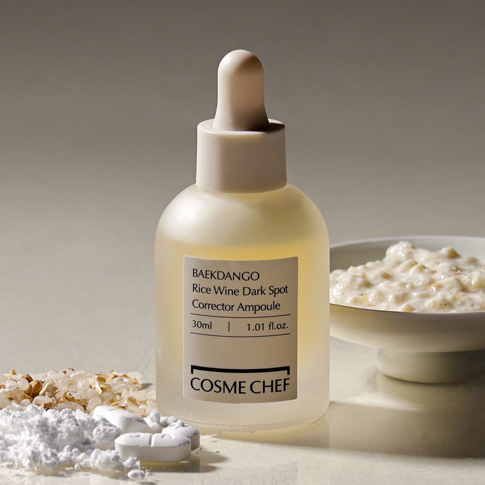 Cosme Chef Baekdango Rice Wine Dark Spot Corrector Ampoule 30ml