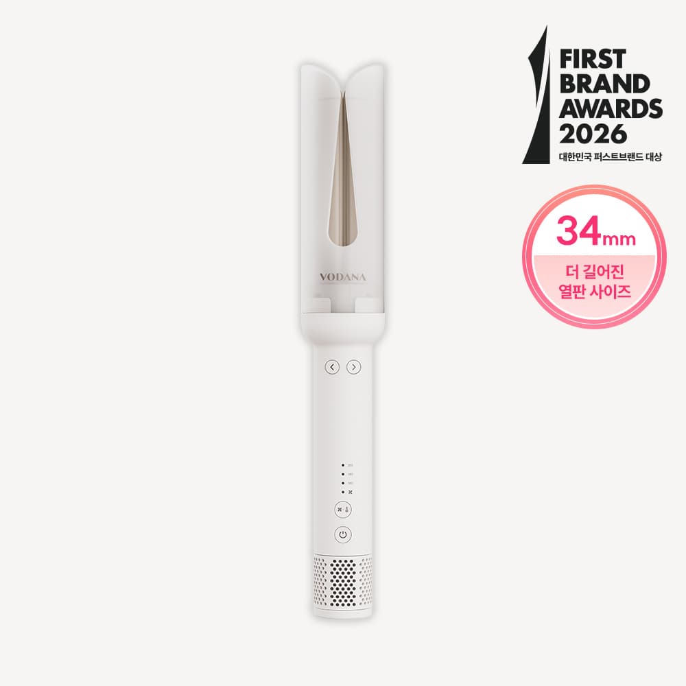 vodana Heat Cover Spin Iron 34mm Ivory Mood