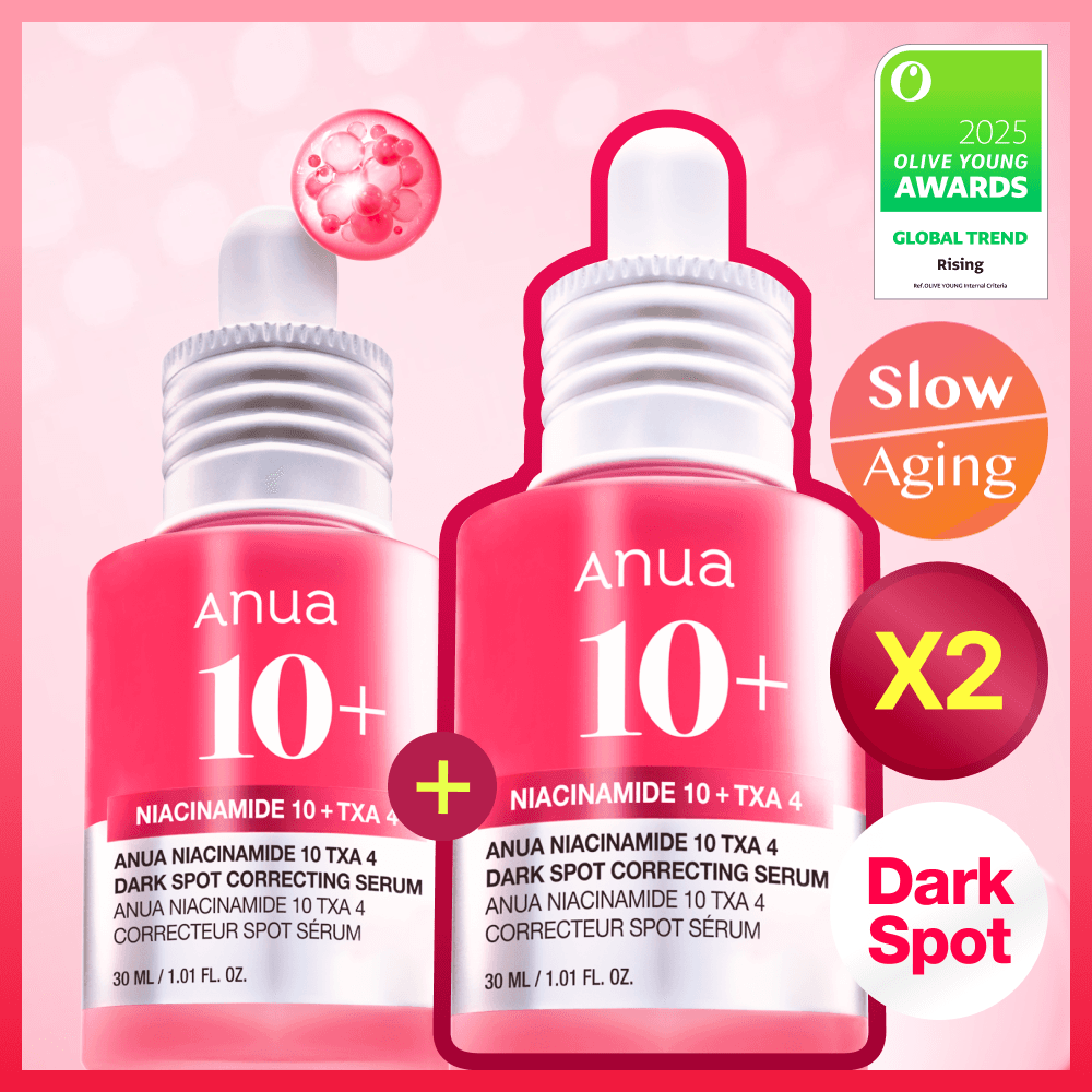 Anua Niacinamide 10 TXA 4 Dark Spot Correcting Serum 30ml*2ea