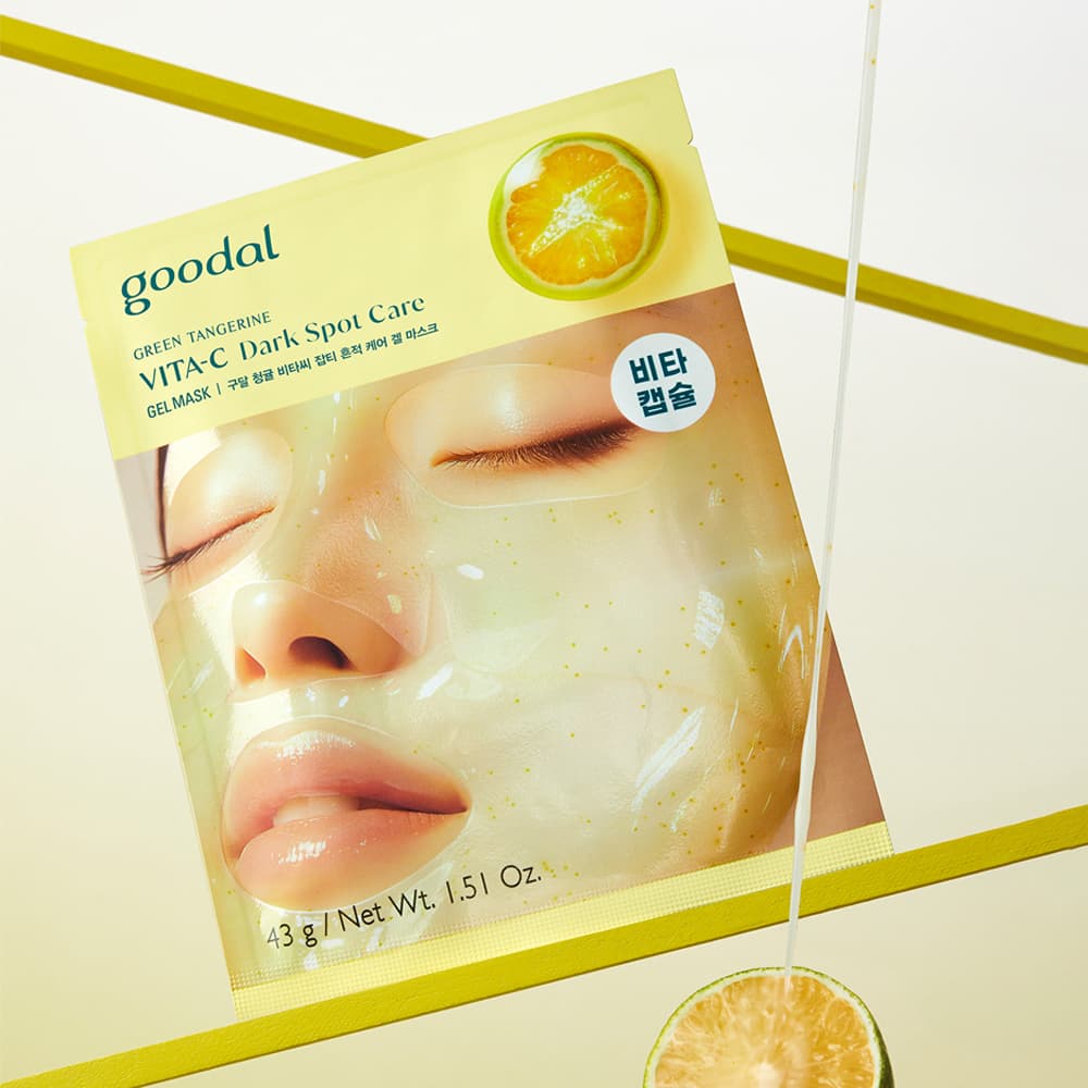 goodal Green Tangerine Vita-C Dark Spot Care Gel Mask Sheet 1ea