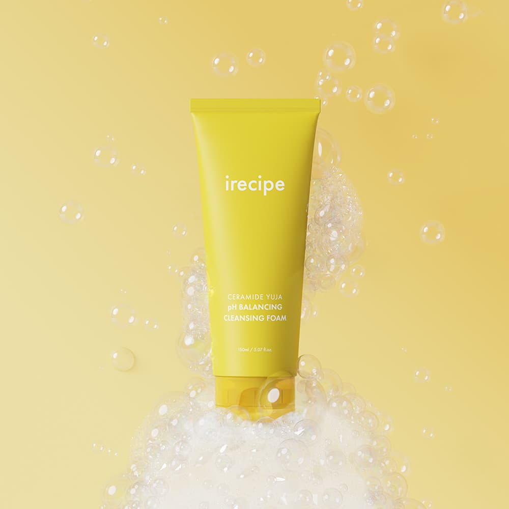 irecipe Ceramide Yuja pH Balancing Cleansing Foam 150ml Set (+30ml)