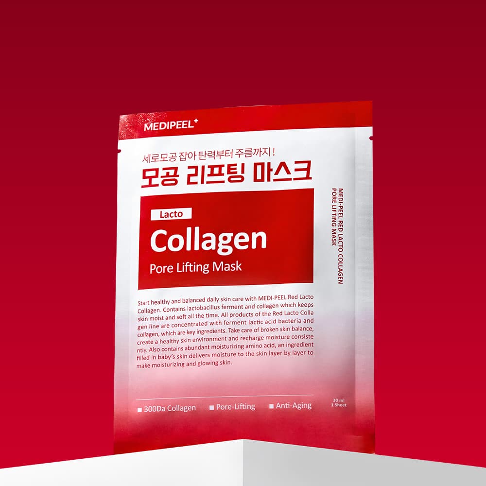 MEDIPEEL Red Lacto Collagen Pore Lifting Mask Sheet