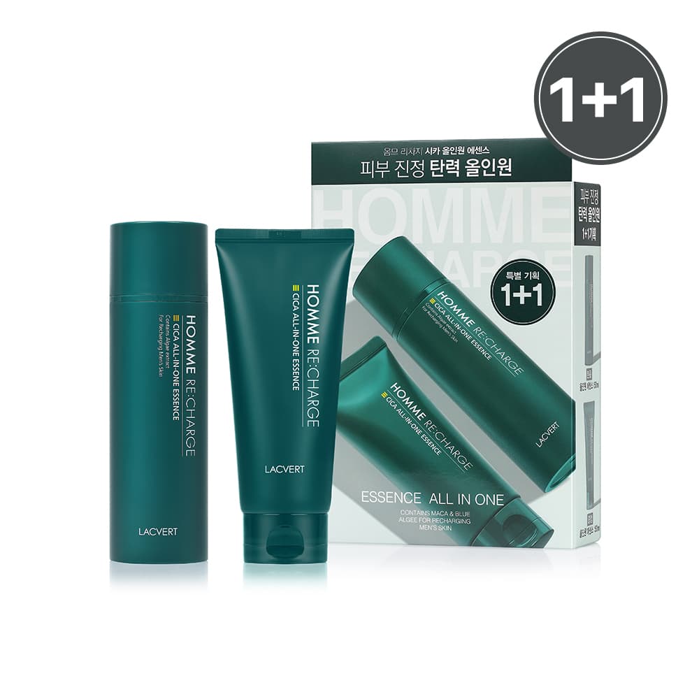 LACVERT Homme Re:charge Cica All-In-One Essence 1+1 Set