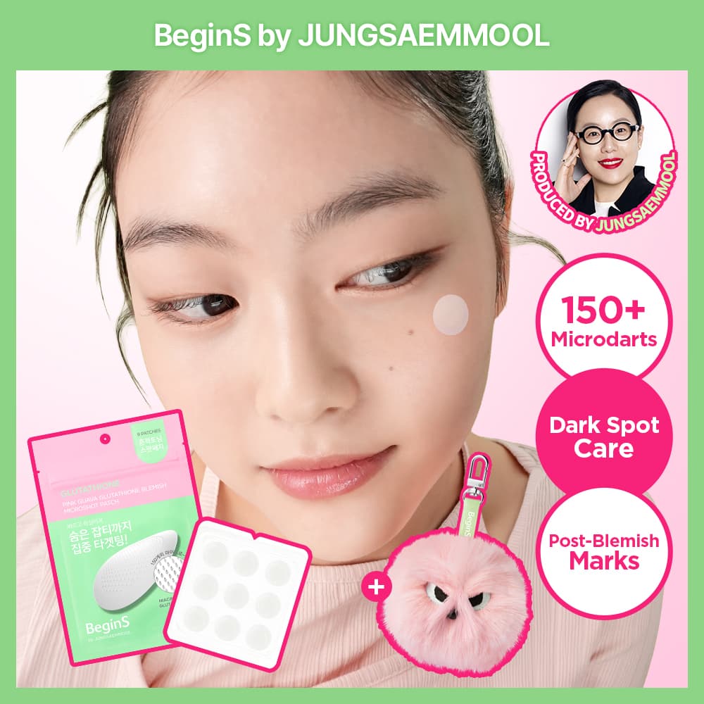 BEGINS By JUNGSAEMMOOL Pink Guava Glutathione Blemish Microshot Patch 9P