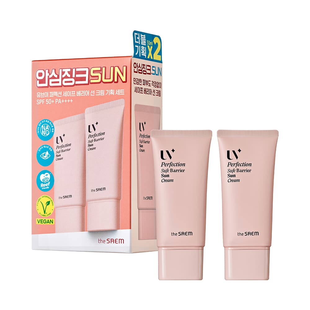 THE SAEM UV Perfection Safe Barrier Sun Cream 50ml 1+1 Set