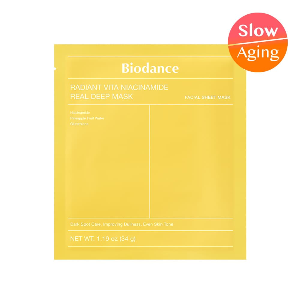 BIODANCE Radiant Vita Niacinamide Real Deep Mask Sheet 1ea