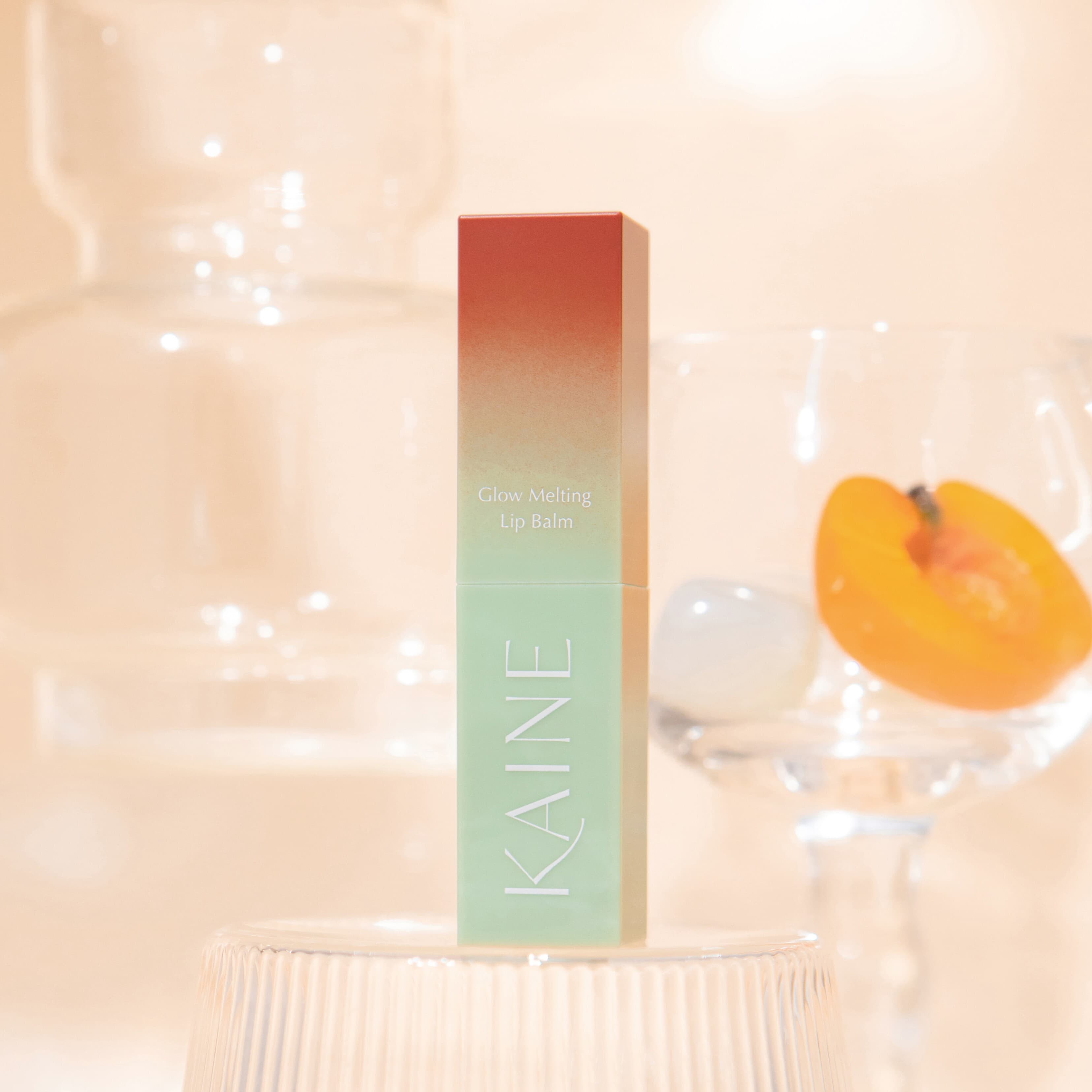 KAINE Glow Melting Lip Balm #Warm Apricot 3.4g