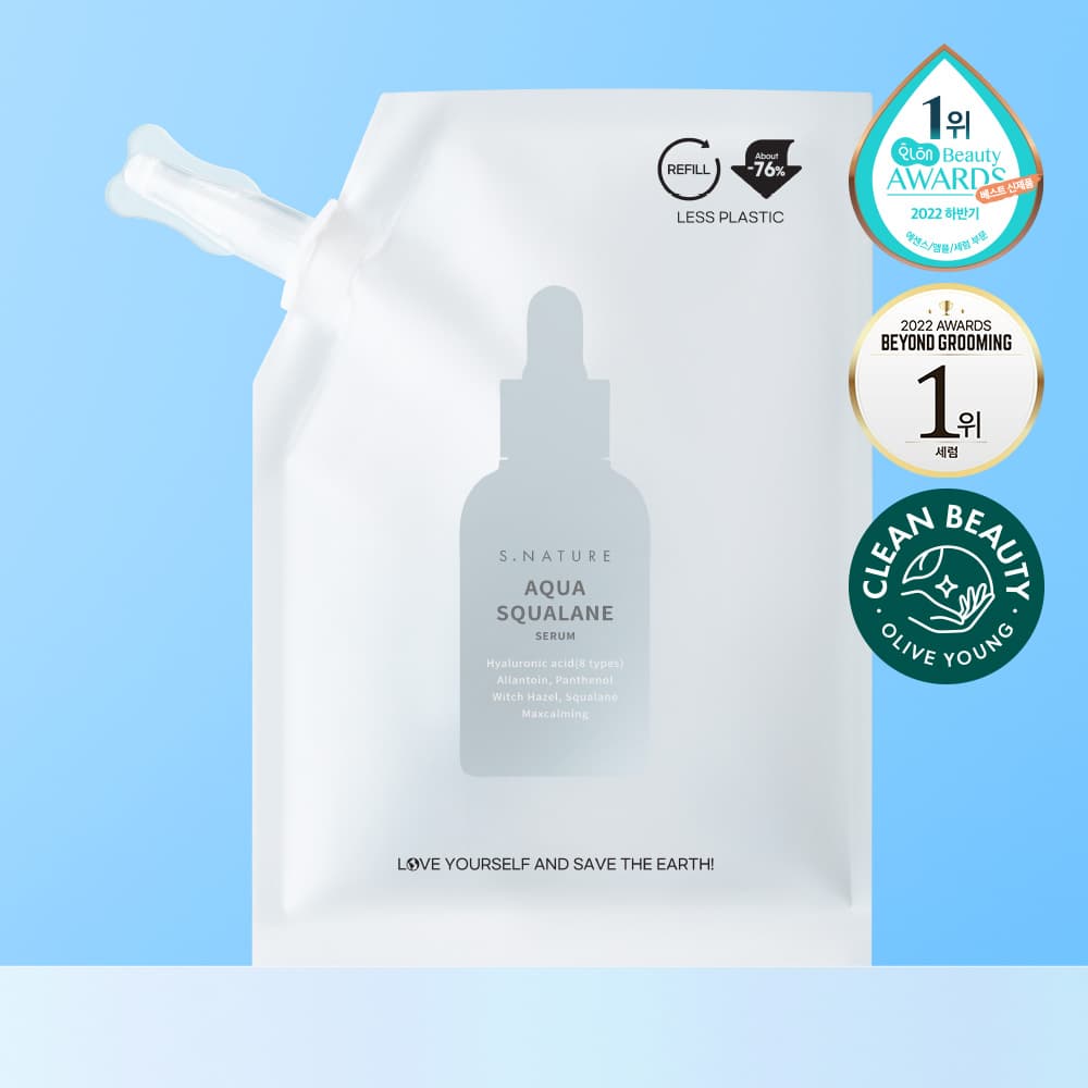 S.NATURE Aqua Squalane Serum 50ml Refill Pack