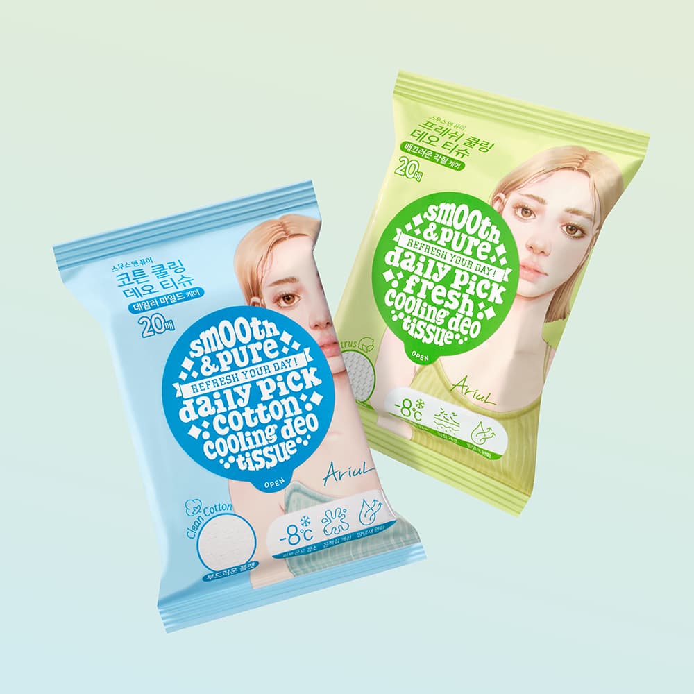 Ariul Smooth & Pure Deo Tissue 20P