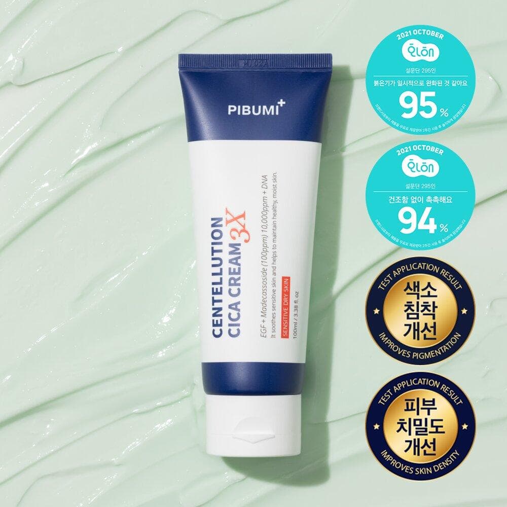 PIBUMI Centellution Cica Cream 3X 100mL [For dry skin]