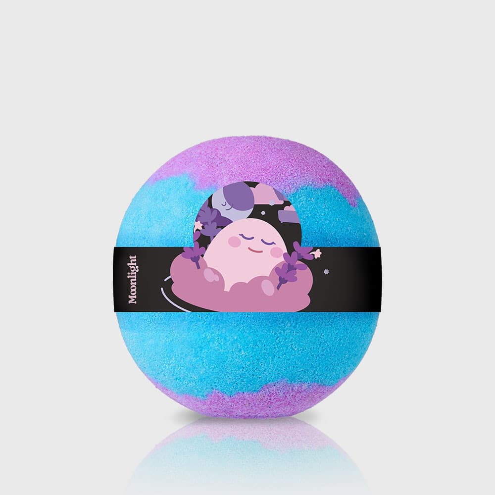 LEPS BOMB Bubble Bath Bomb (Moonlight/RaspberryMint)