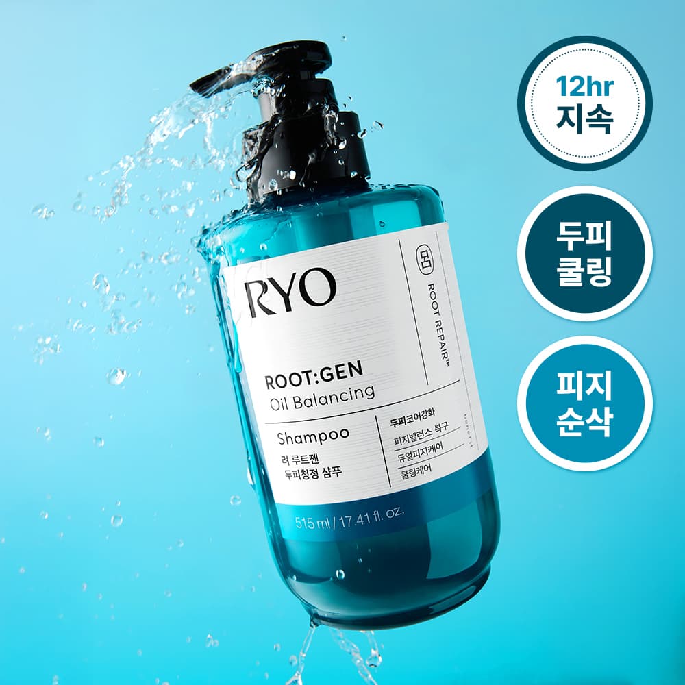 Ryo Root:Gen Oil Balancing Shampoo 515ml