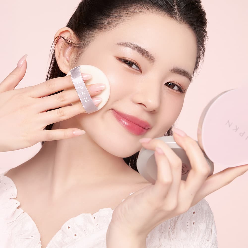 IPKN Perfume Powder Pact 5G 14.5g Set (+Puff 2ea) (2 Shades)