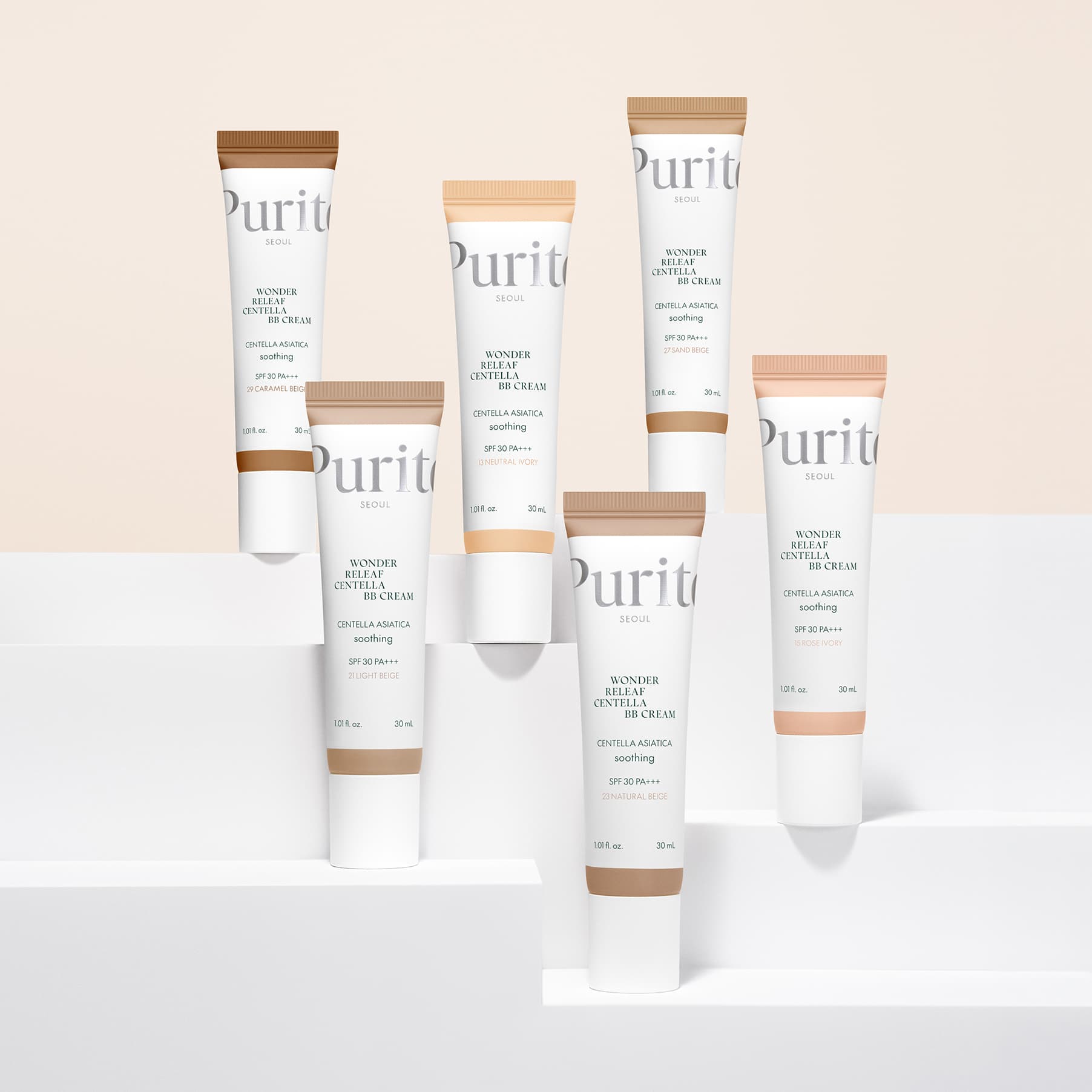 Purito Seoul Wonder Releaf Centella SPF30 BB Cream (6 Shades)