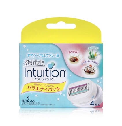 Schick Intuition Variety Razor Cartridges (3 cartridges)