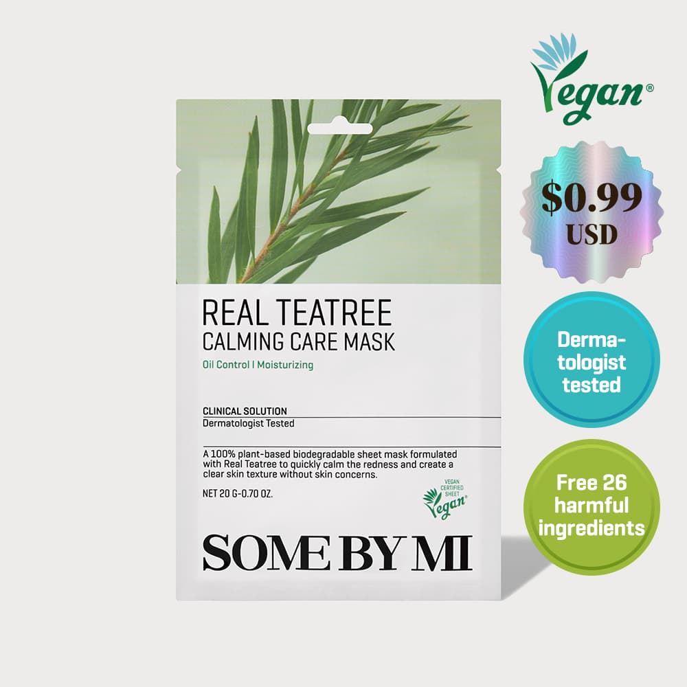 SOME BY MI Real Tea Tree Calming Care Mask Sheet 1P