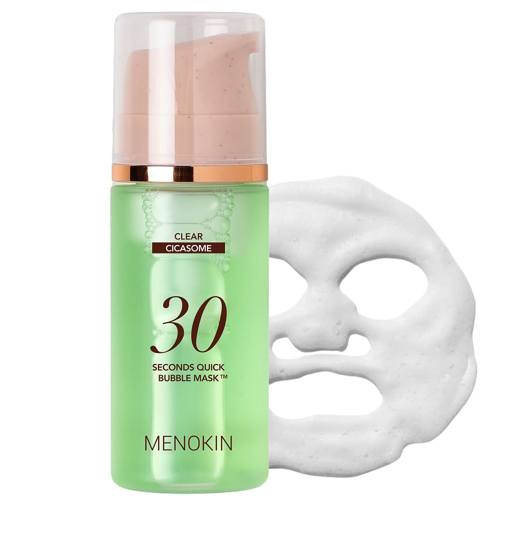 MENOKIN 30 Seconds Quick Bubble Mask Clear 95ml