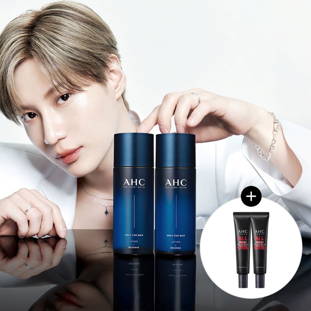 AHC Only For Man Toner / Lotion 150mL Set (+Eye Cream 10mL*2ea)