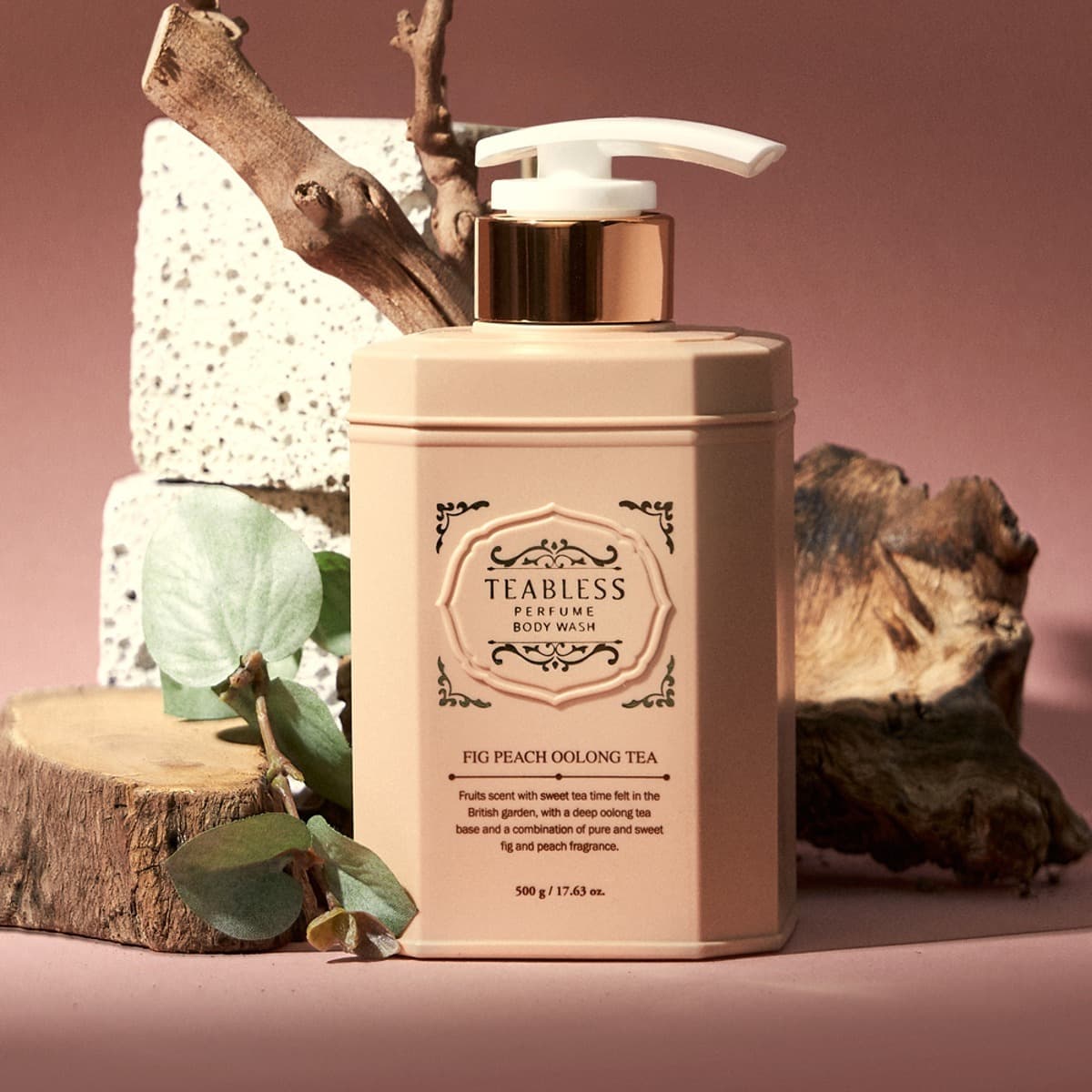 Teabless Fig Peach Oolong Tea Perfume Body Wash 500g