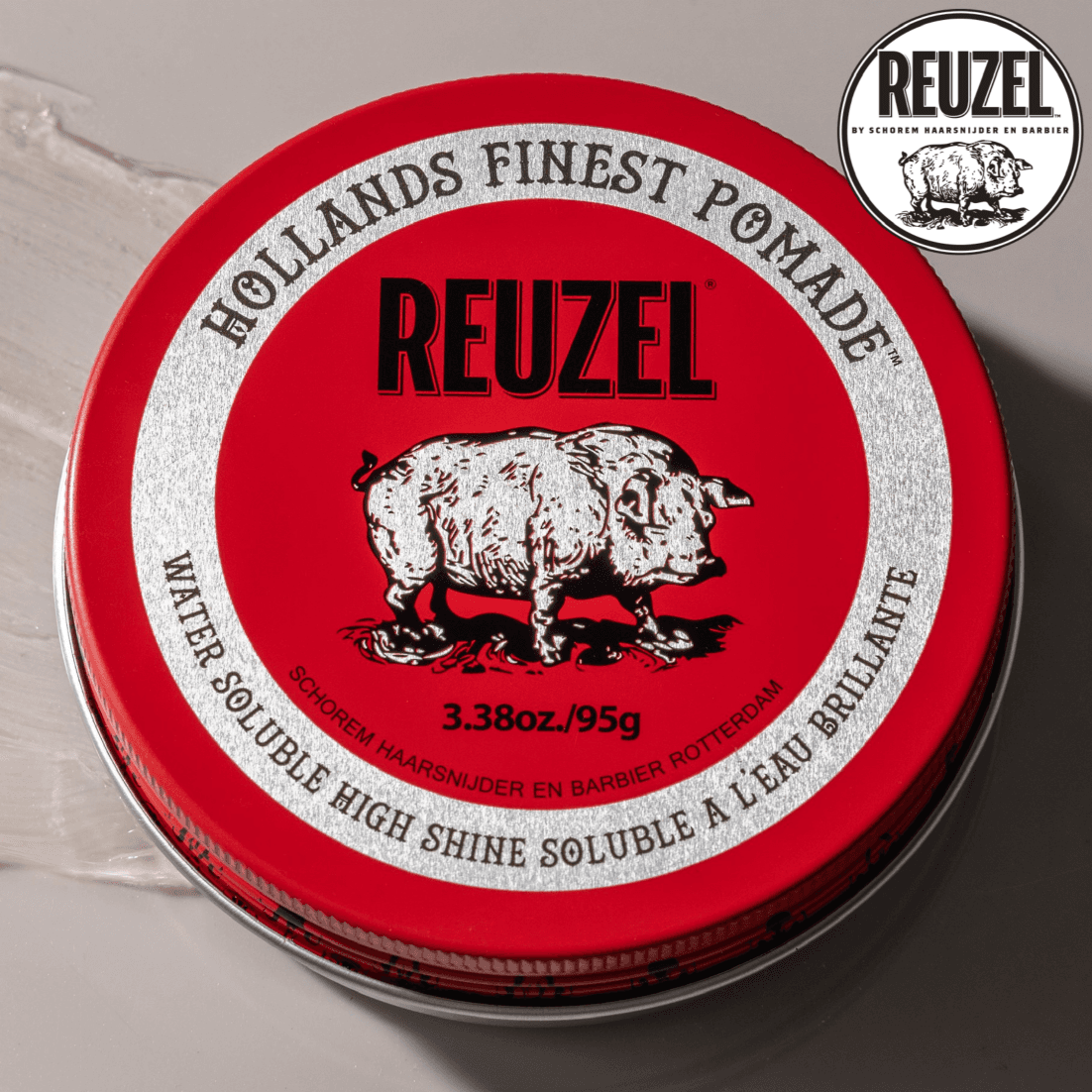 Reuzel Red Water Soluble High Shine Pomade 95g